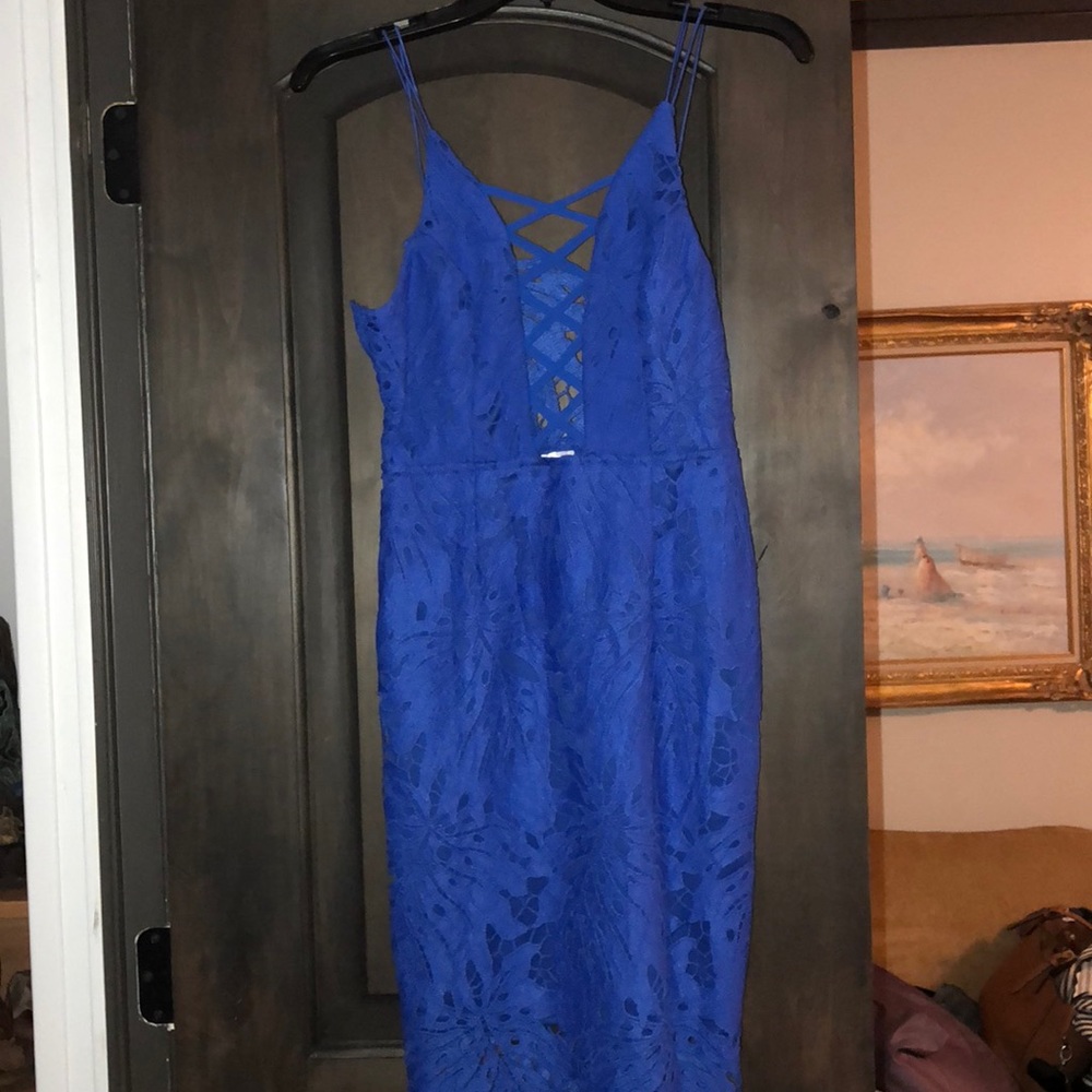 Cobalt blue dress